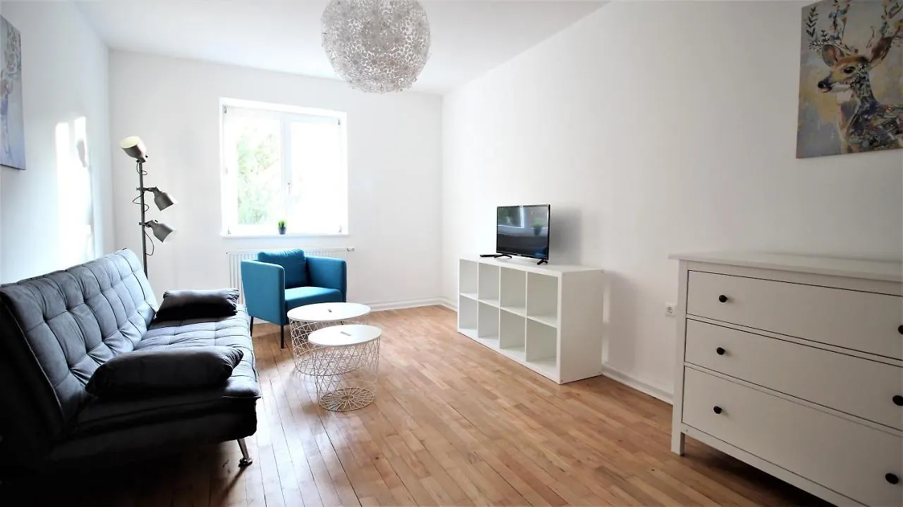 Light-Flooded City Apartment With Balcony And Garden Würzburg Niemcy